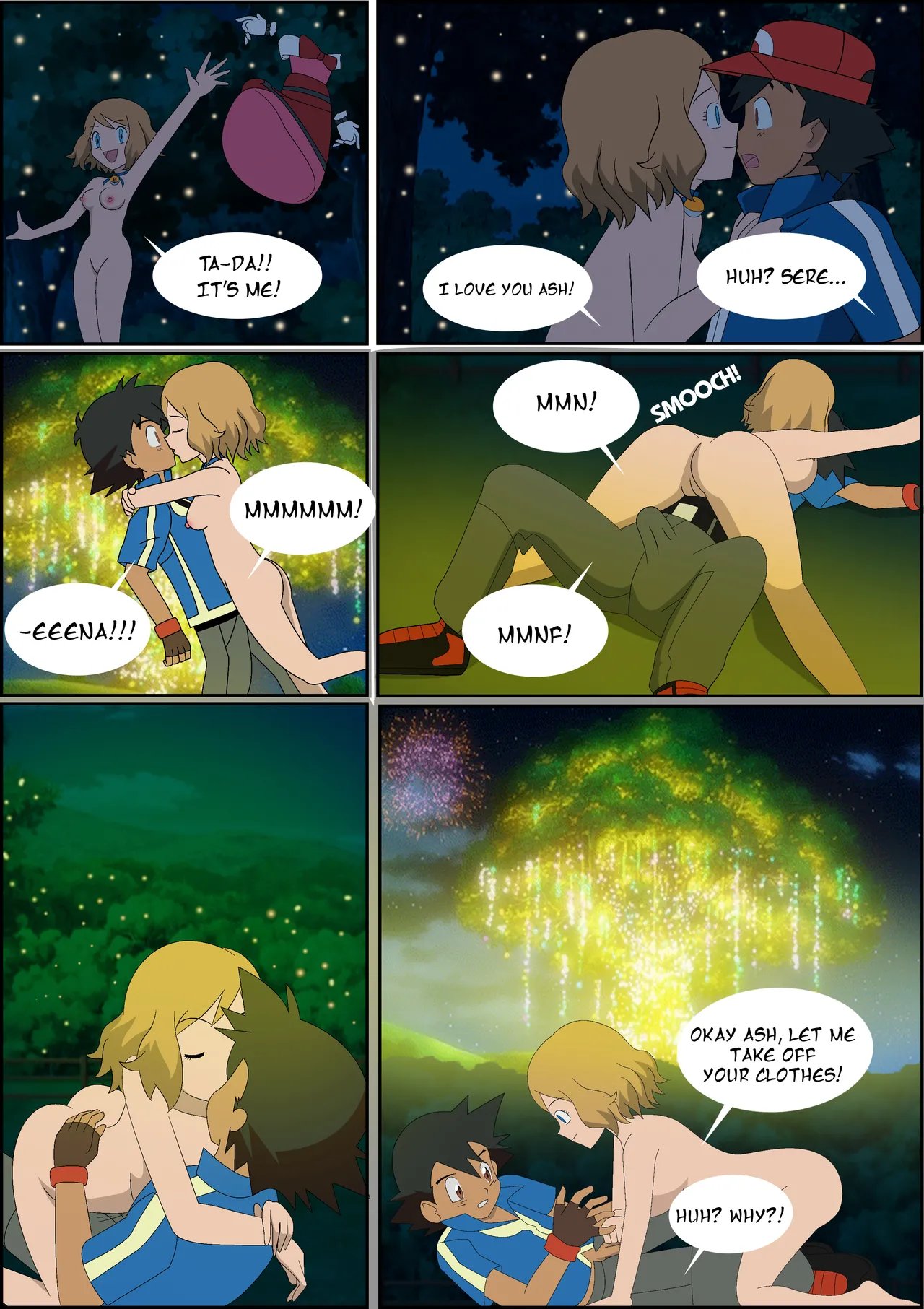 pokeporn under the pledging tree ash x serena 5