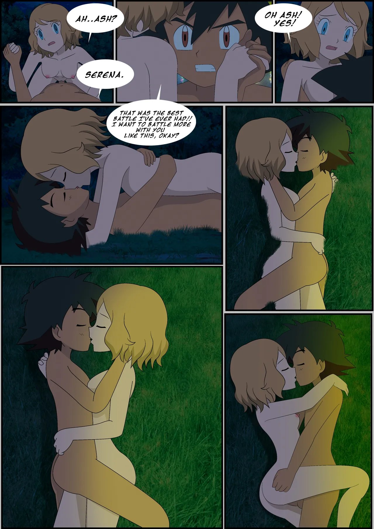 pokeporn under the pledging tree ash x serena 9