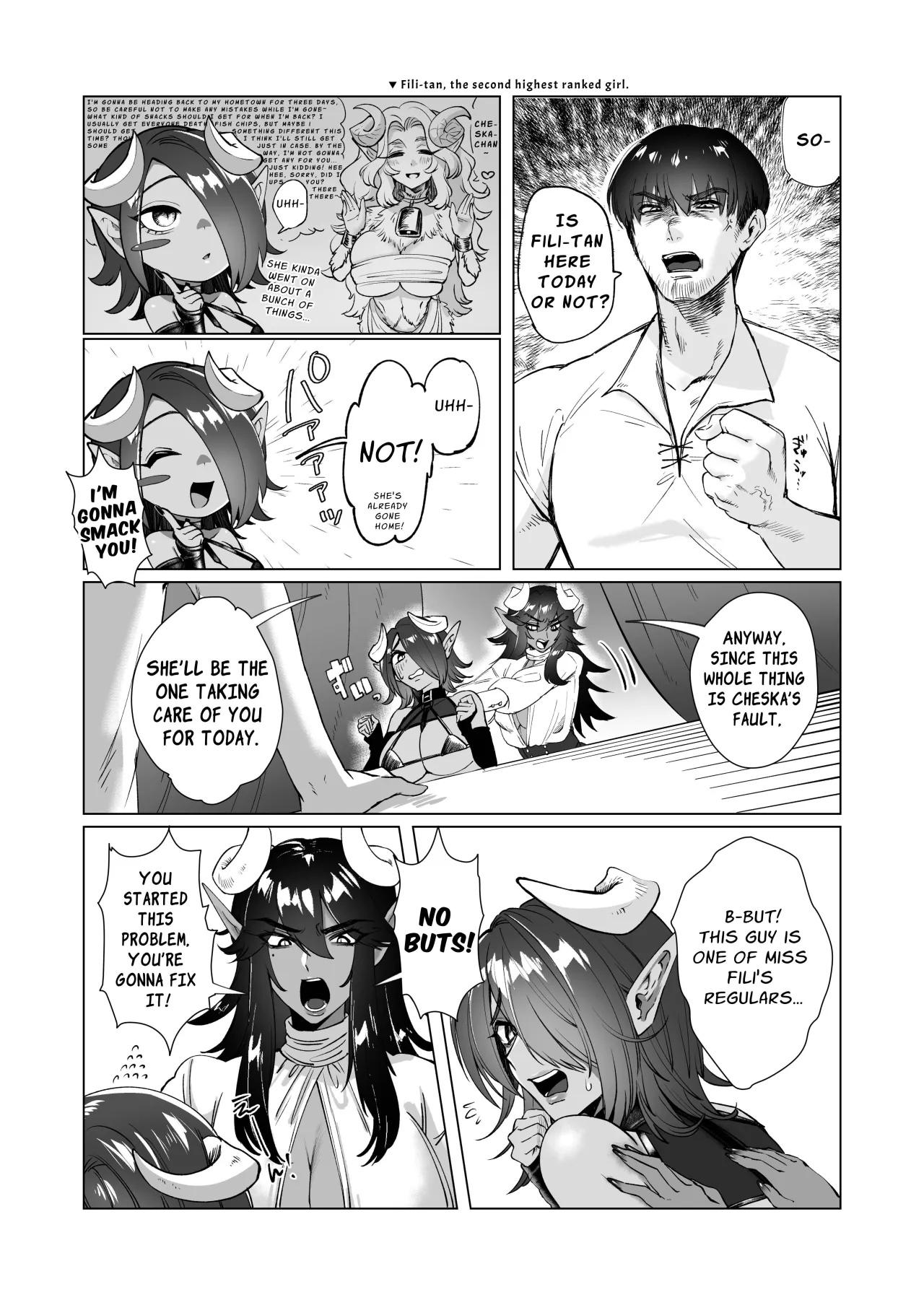Ponkotsu Succubus Chesuka-chan! ~Zetsurin Potion de Oni Chinpo to Kashita Jourenkyaku e no Seii no Claim Taiou~ 5