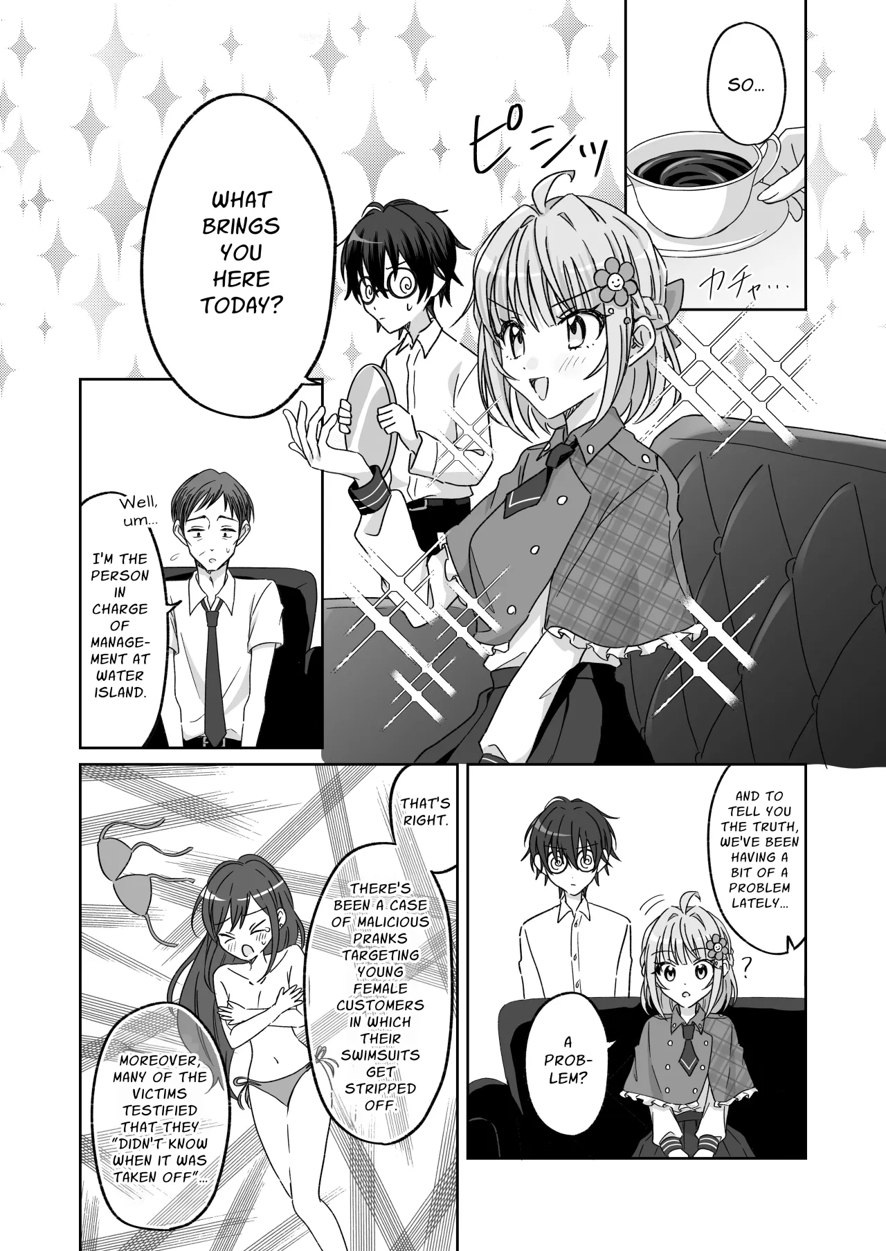 Pool de Kyousei Porori!? Mizugi Bijo wo Nerau Hentai Otoko wo Tsukamaero! + -AFTER 5