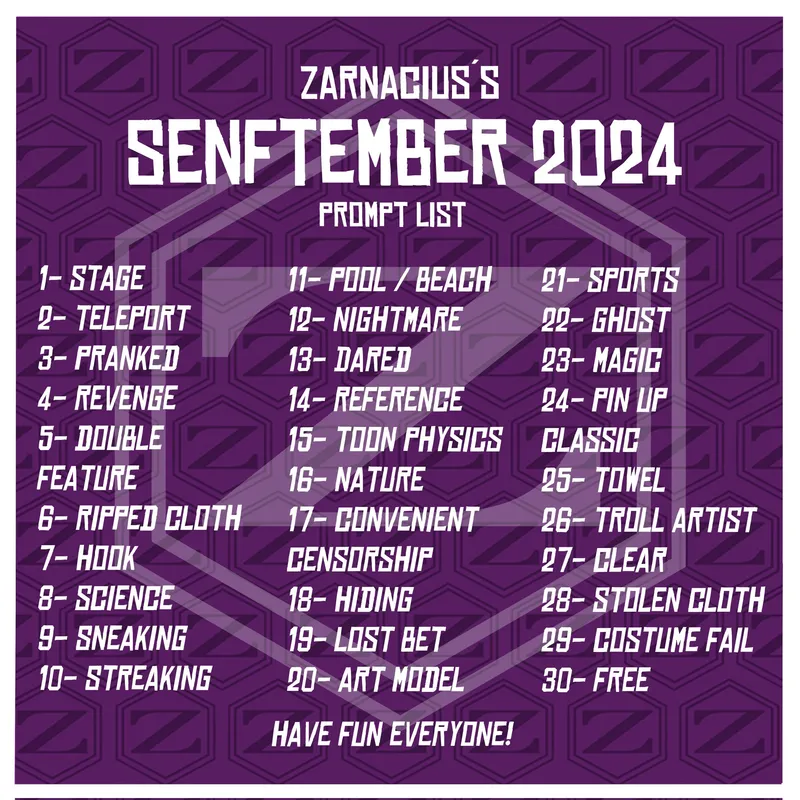 Popful Blue's 2024 sENFtember 27