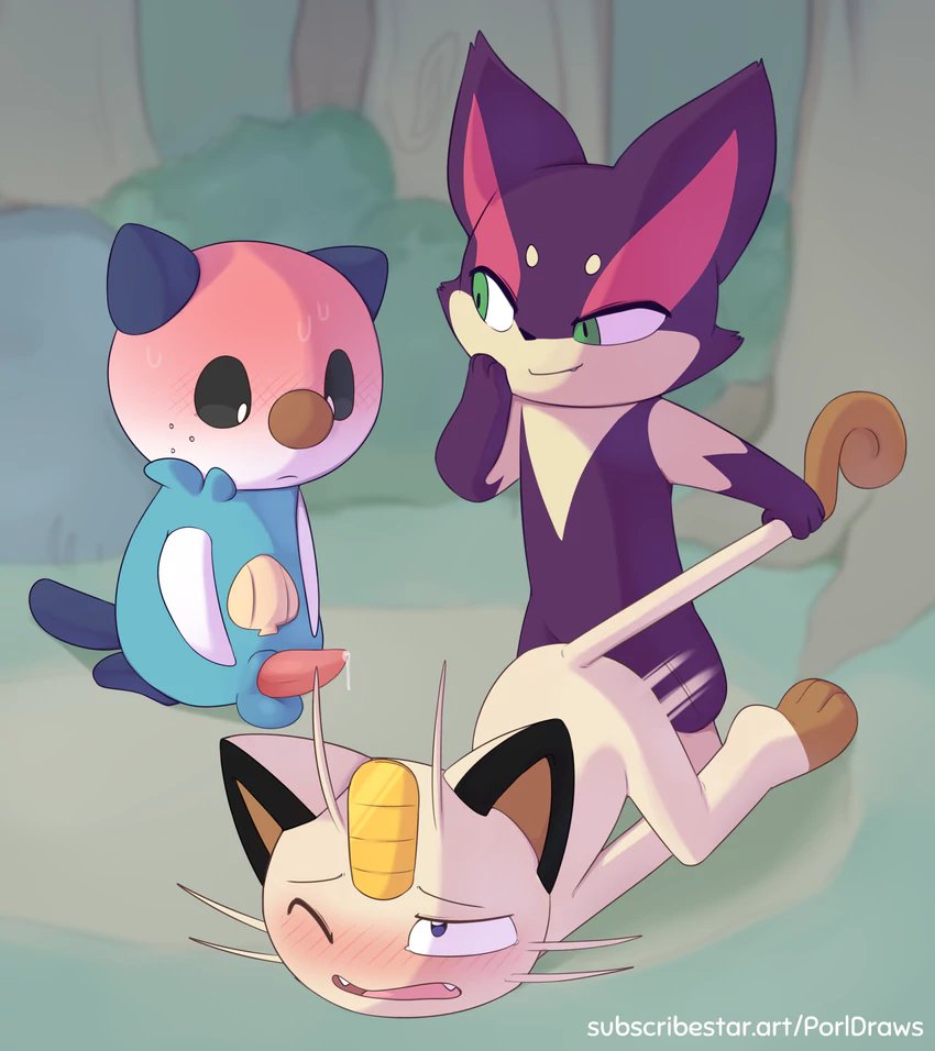 Purrloin, Meowth and Oshawott set Oneshot - Page 2