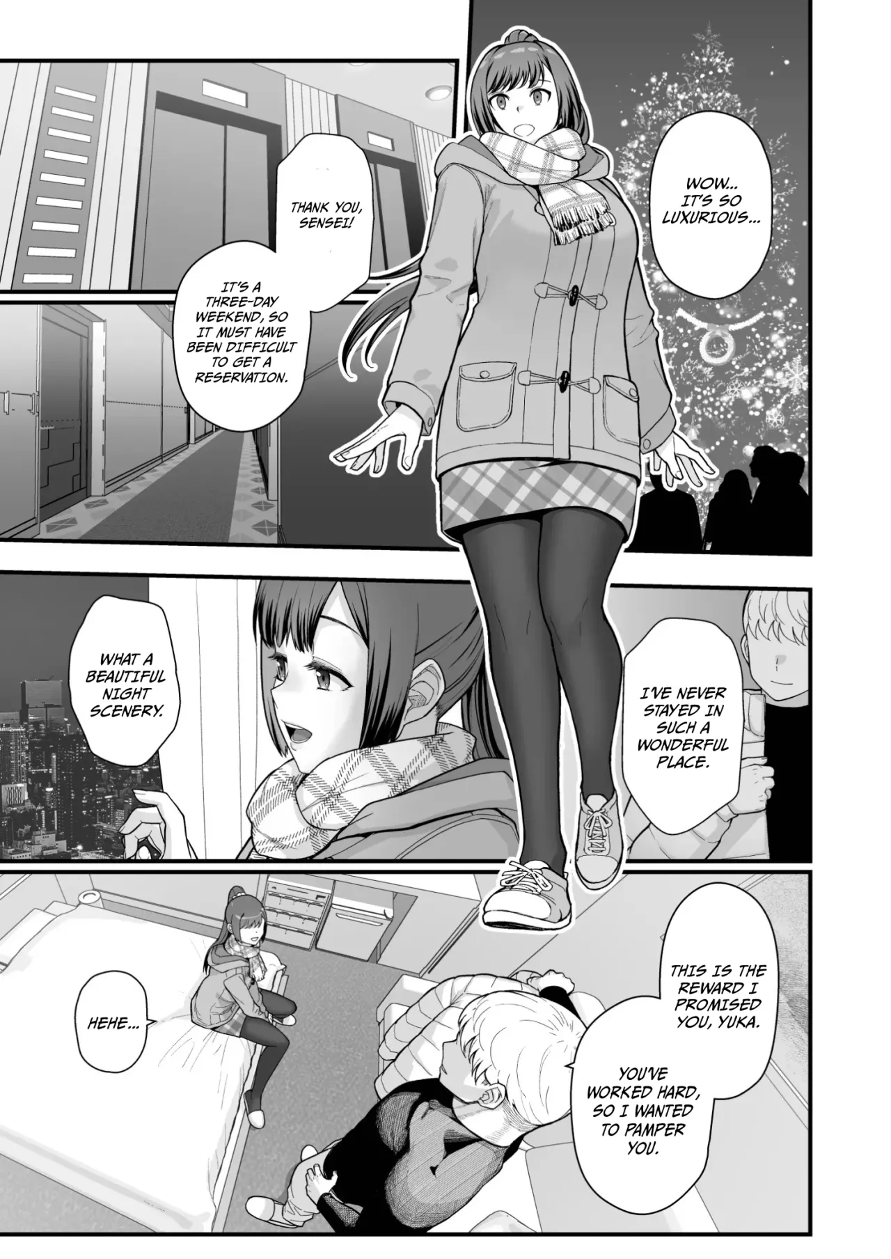 Rabuho de Deeto Kabe-Goshi ni Oyako to Sorezore Rei Rei Suru Hon [zenpen] 24