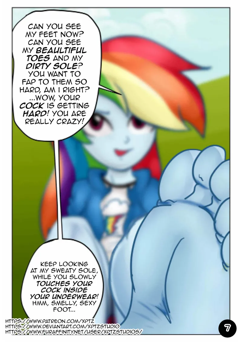 Rainbow Dash Jerk-Off! 7
