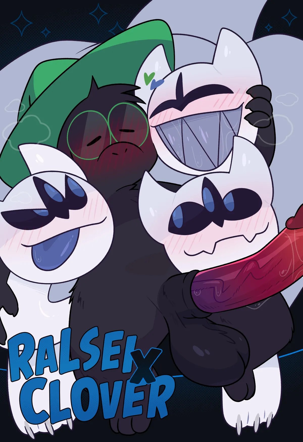 Ralsei x Clover (Ongoing) 1