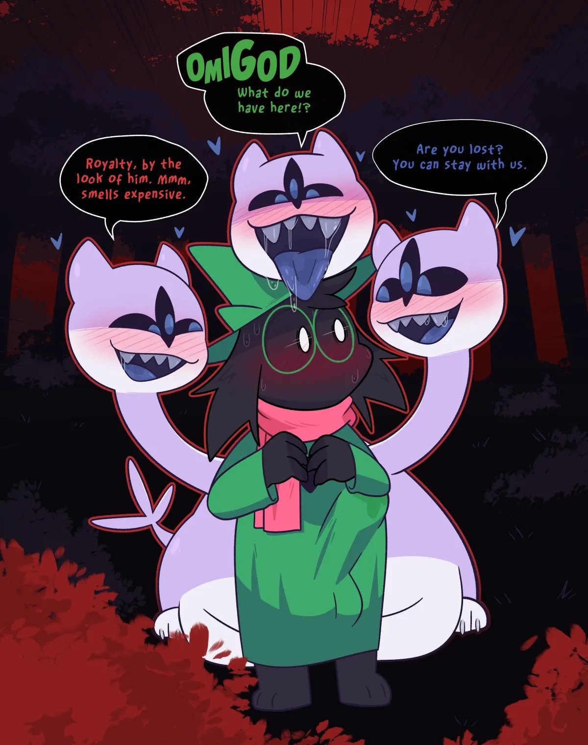 Ralsei x Clover (Ongoing) 2