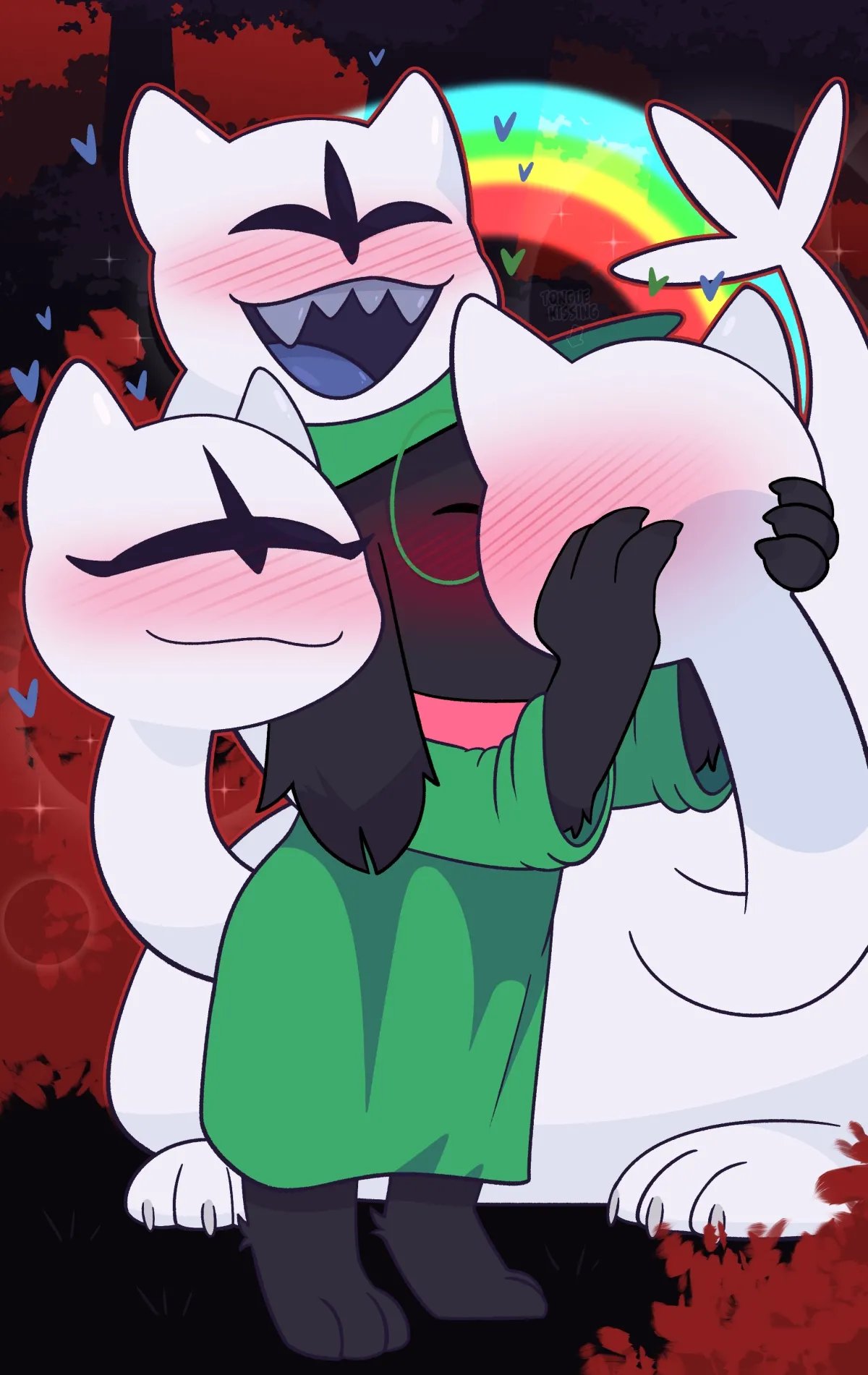 Ralsei x Clover (Ongoing) 16