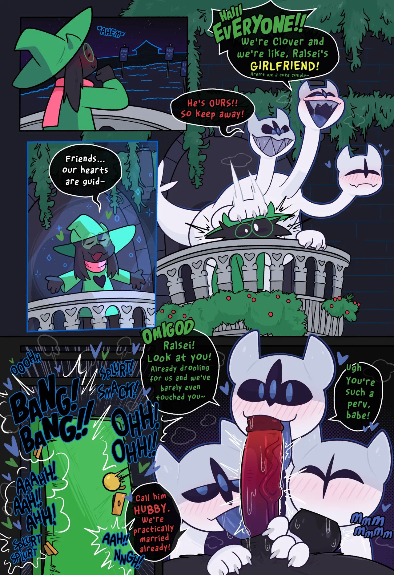 Ralsei x Clover (Ongoing) 21