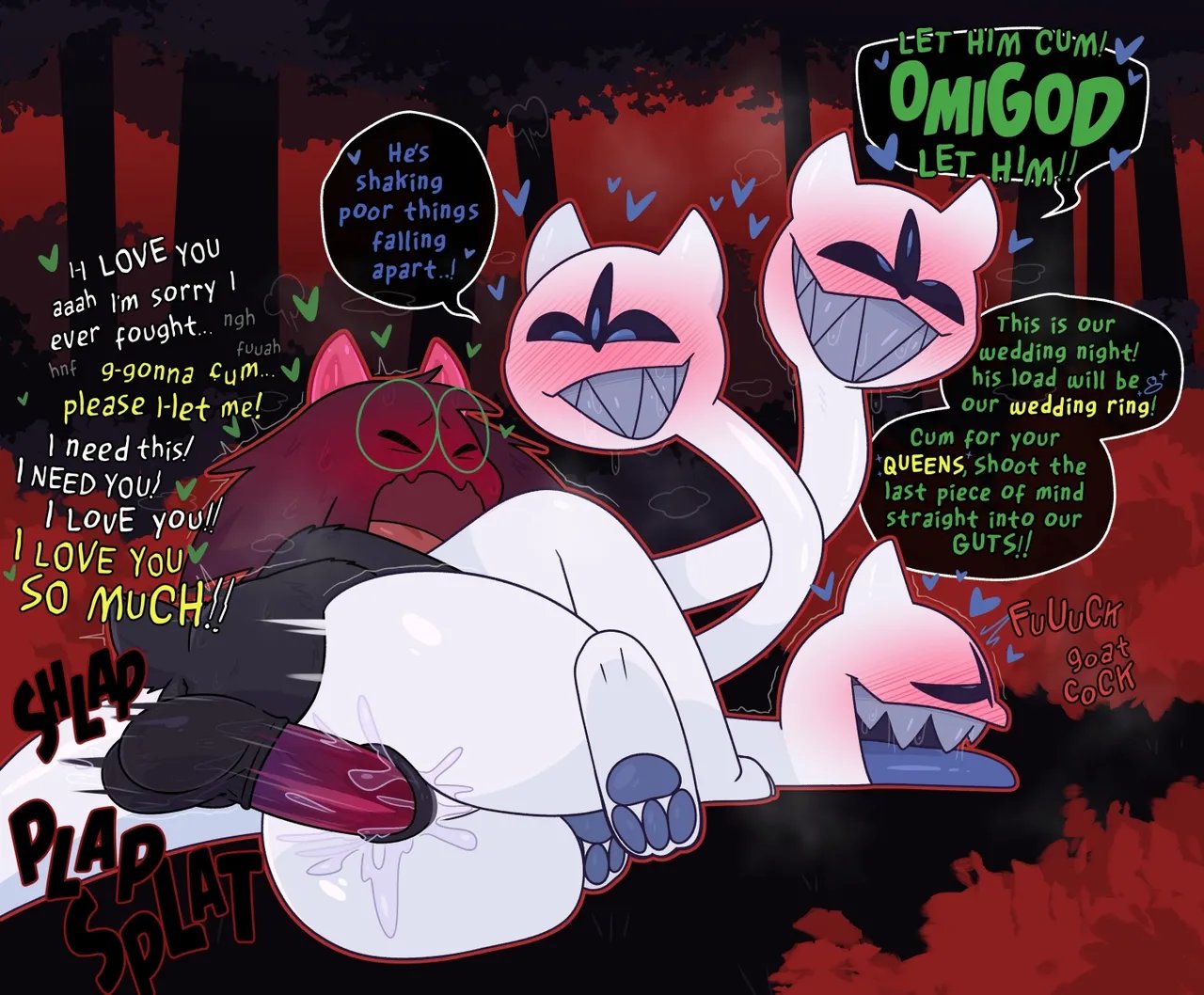 Ralsei x Clover (Ongoing) 10