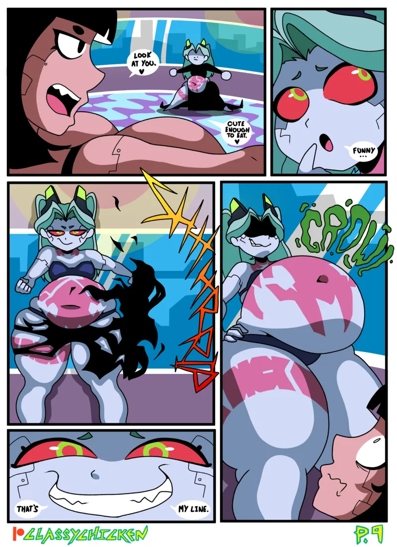 Rebecca's New Chrome Oneshot - Page 9