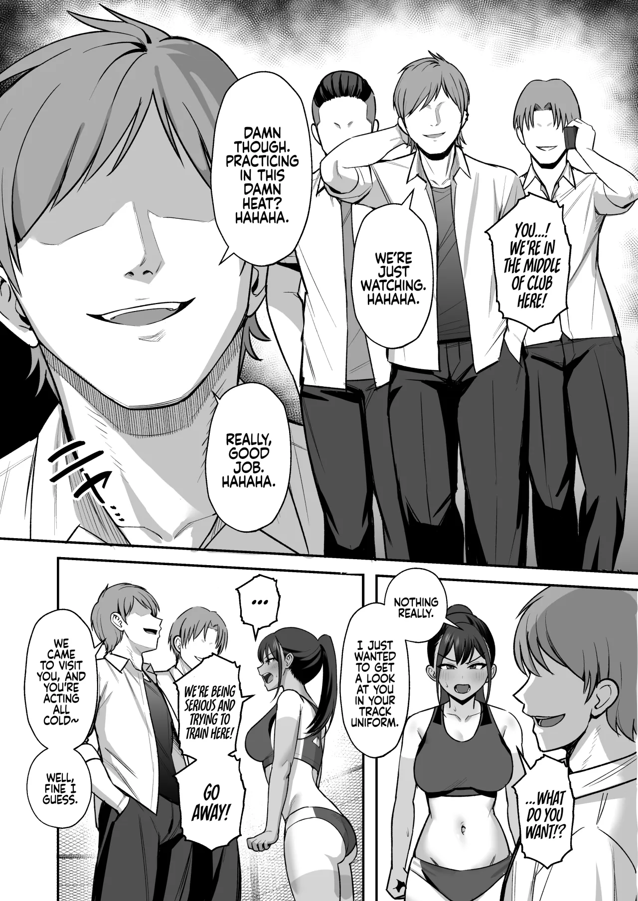 Rikujoubu Buchou, Yankee-tachi ni Otosareru - Decensored 3