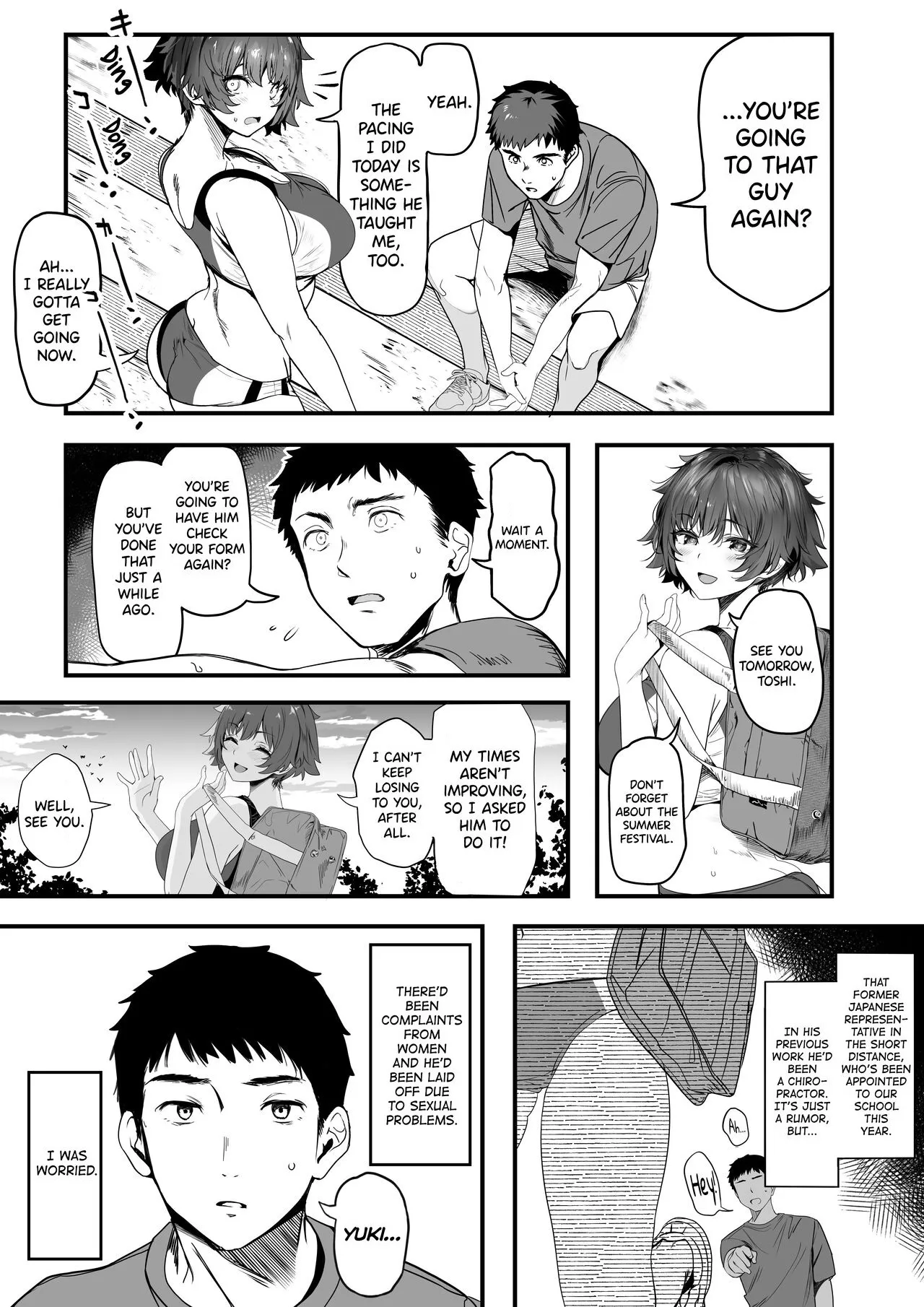 Rikujoubu no Bokukko Doukyuusei ga Chuunen Komon ni Mesu ni Sareru Ichibu Shijuu - Alt. Version 7