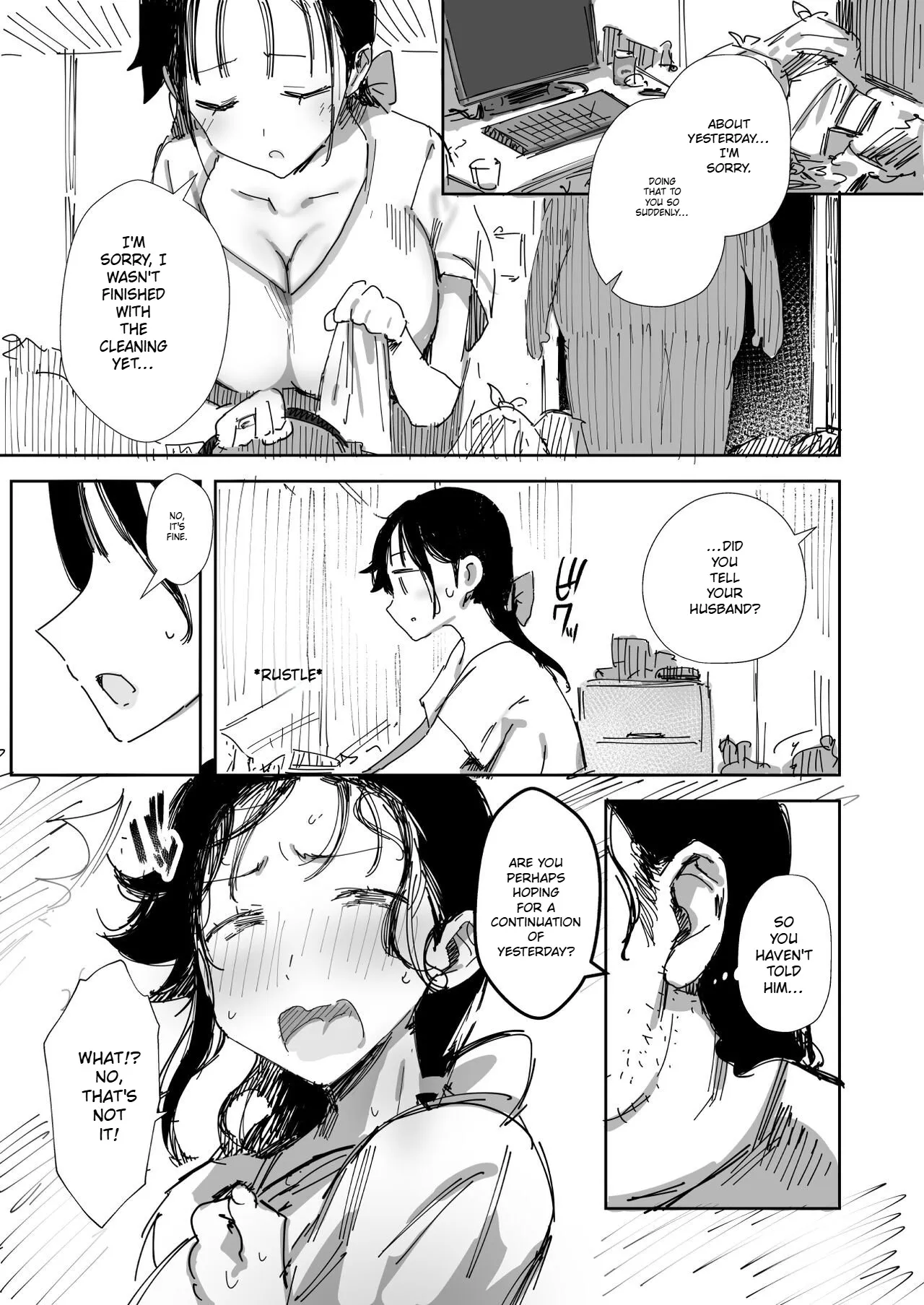 Rinjin no Gomibeya Oji-san ni Netorareru Ohitoyoshi Baka no Kyonyuu Hitozuma 17