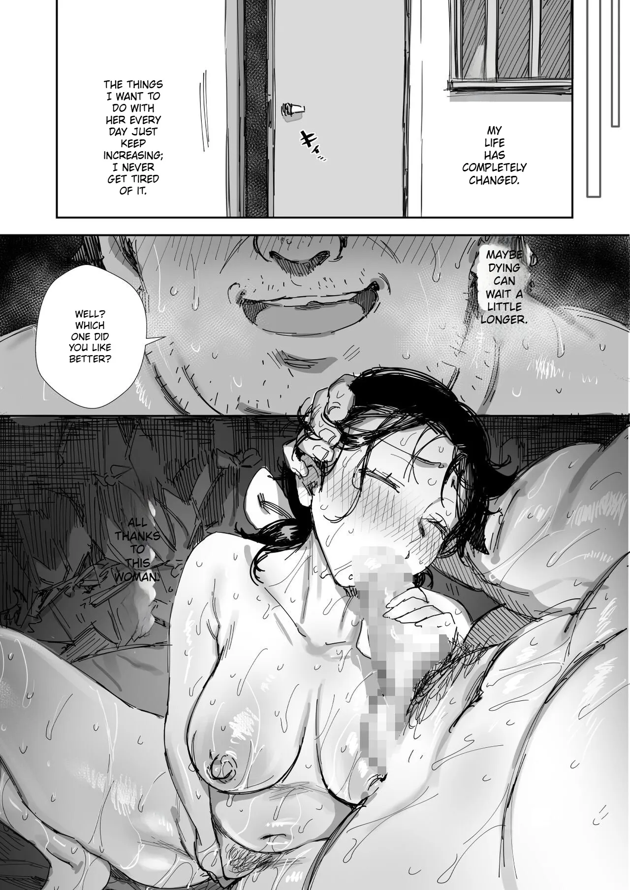 Rinjin no Gomibeya Oji-san ni Netorareru Ohitoyoshi Baka no Kyonyuu Hitozuma 45