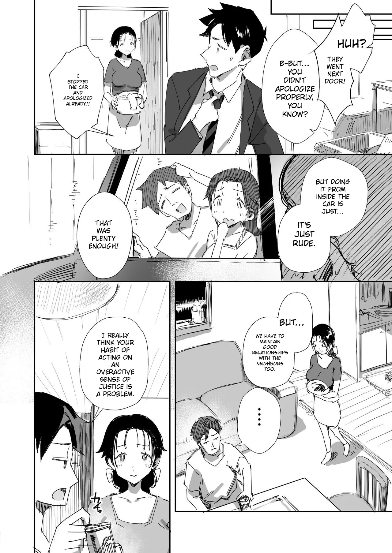 Rinjin no Gomibeya Oji-san ni Netorareru Ohitoyoshi Baka no Kyonyuu Hitozuma 6
