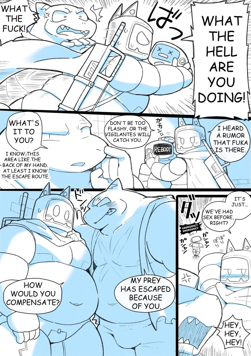 RoboHeads get naughty with a Shark beastman 1-3 25
