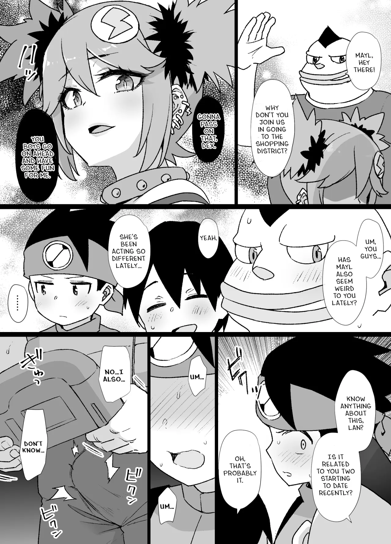 Rockman.EXE Akuochi Roll & Sakurai Mayl Manga 14