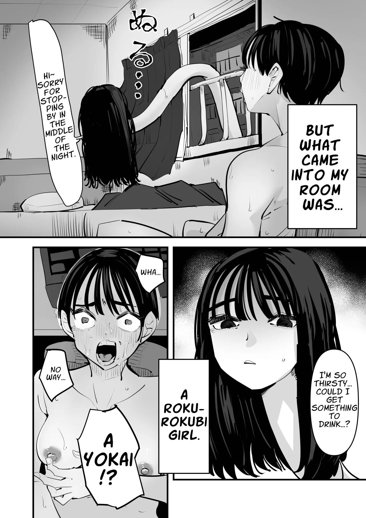 Rokurokubi no Onnanoko to Yuri SEX Shita Hanashi 3