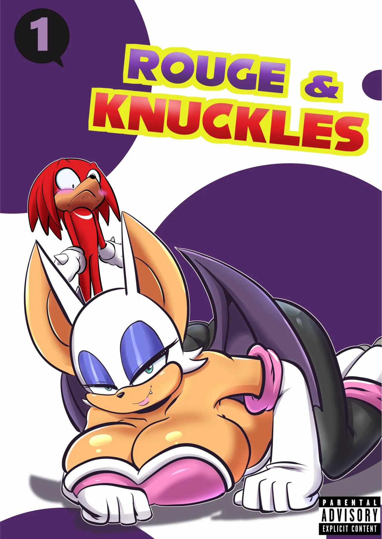 Rouge and Knuckles Hentai Comic! 1