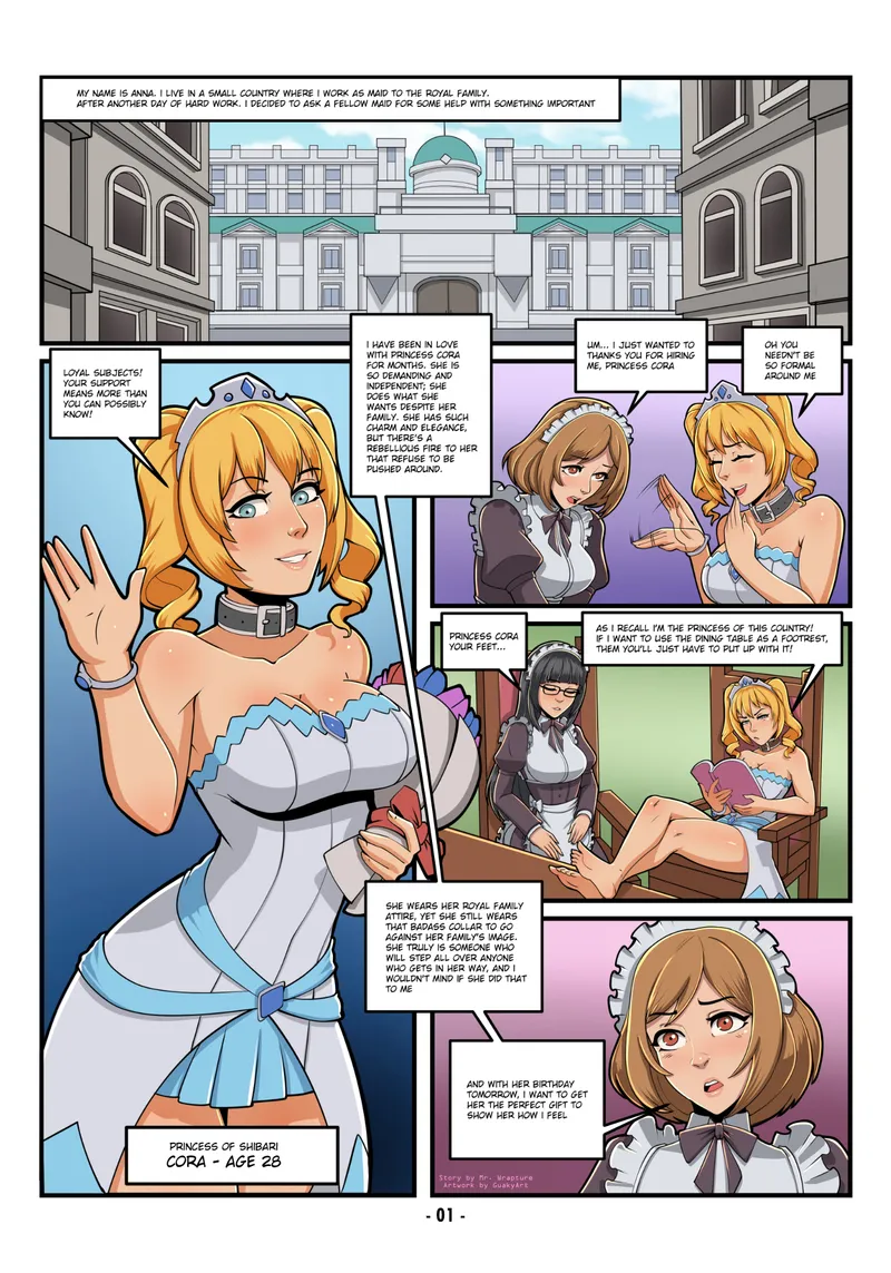Royal Maid, Caught In Love's Bind! Oneshot - Page 3