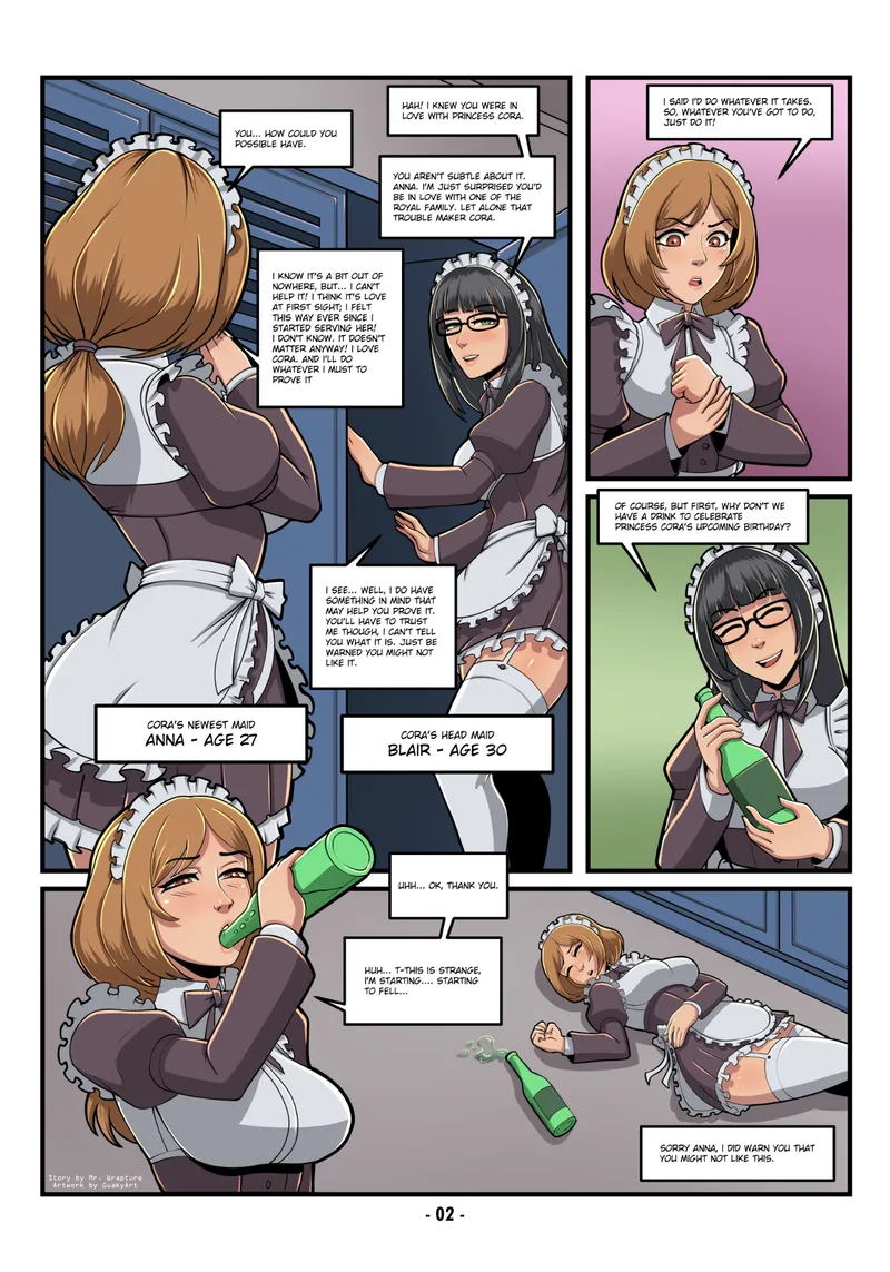 Royal Maid, Caught In Love's Bind! Oneshot - Page 4