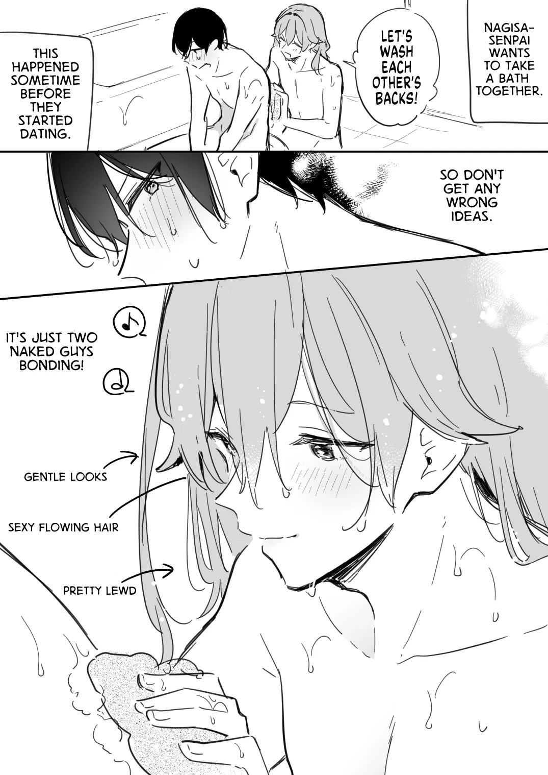 Ryou kun to Senpai - Issho ni Ofuro ni Hairitai Senpai 1
