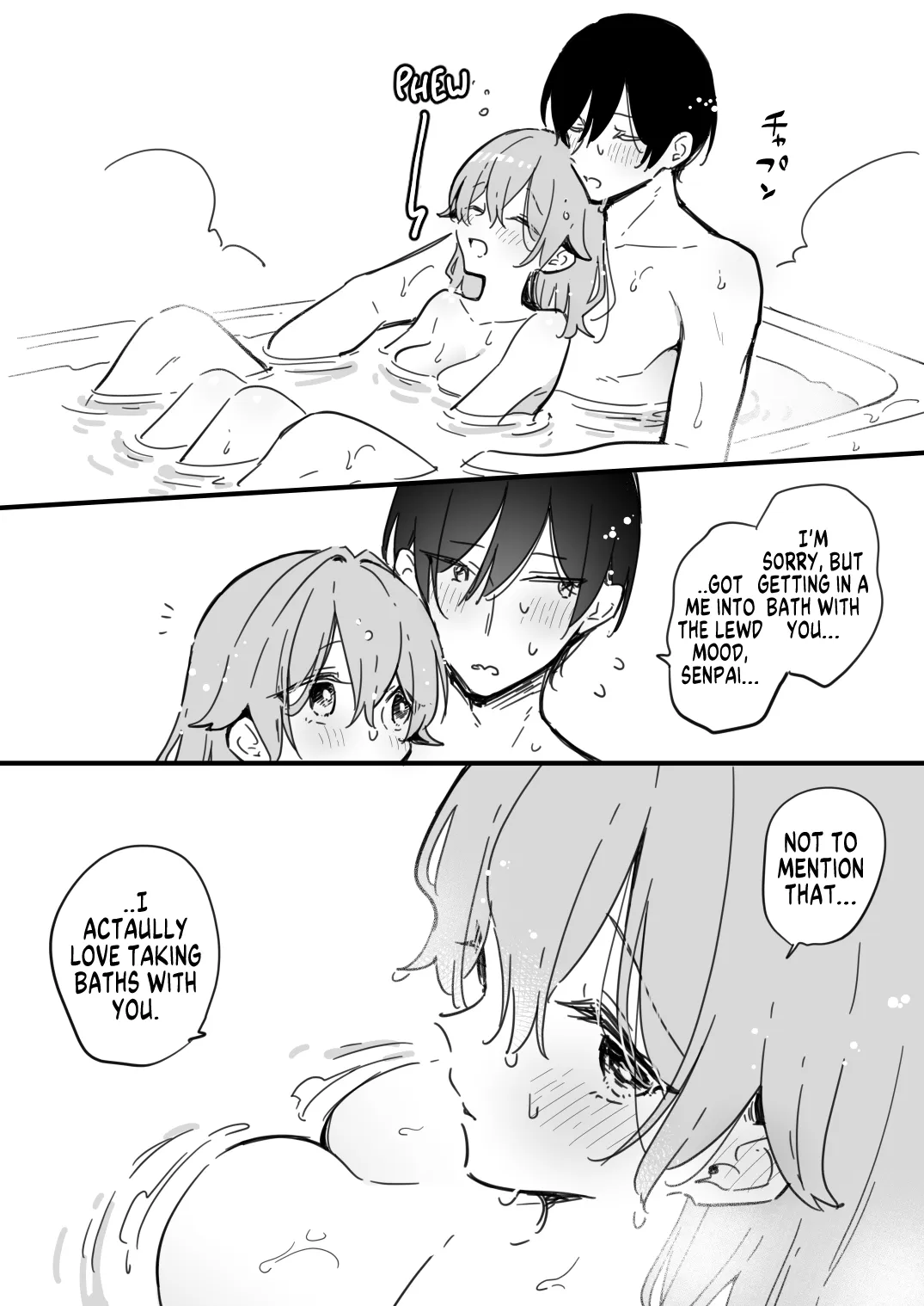 Ryou kun to Senpai - Issho ni Ofuro ni Hairitai Senpai 12