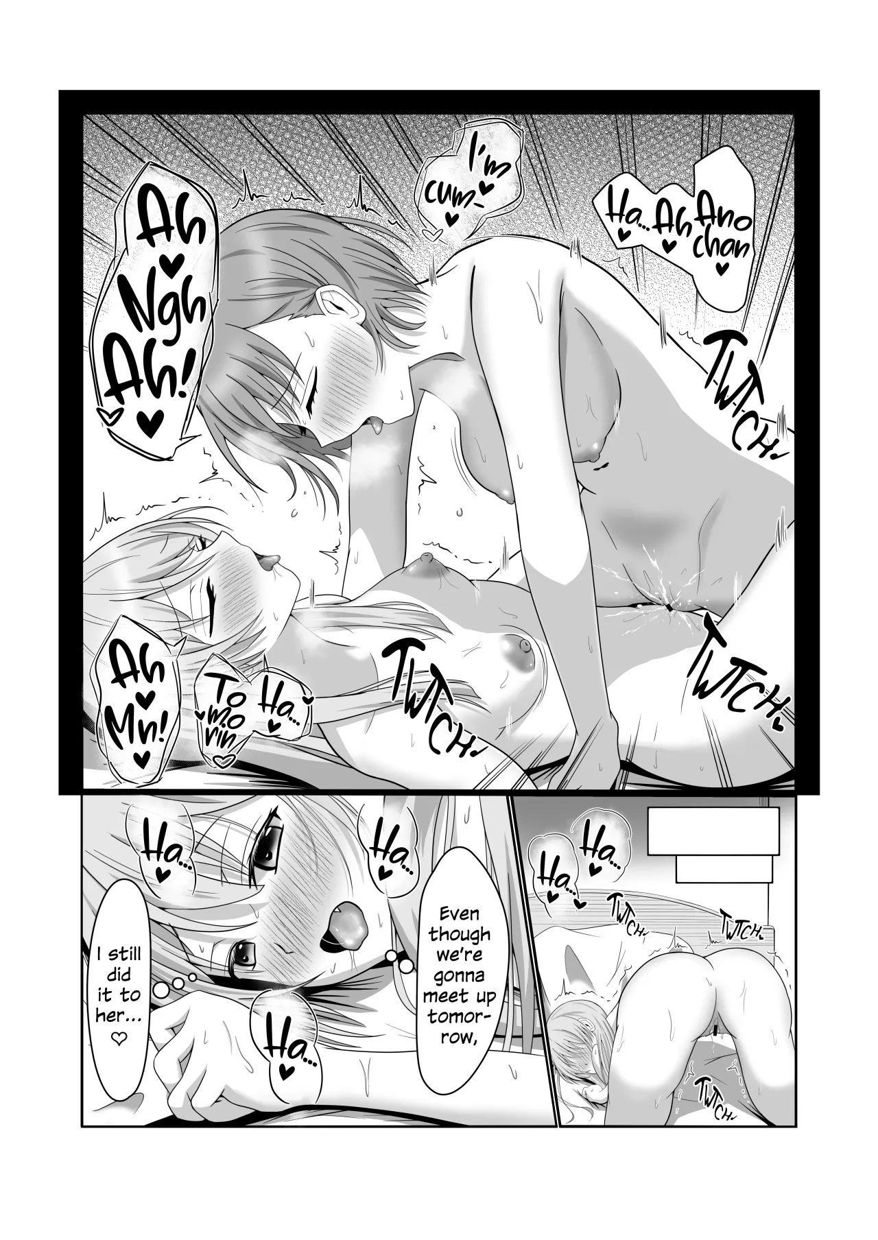 Ryoukataomoi no Tomori to Anon ga Hajimete Yuri Ecchi Suru Hon 6