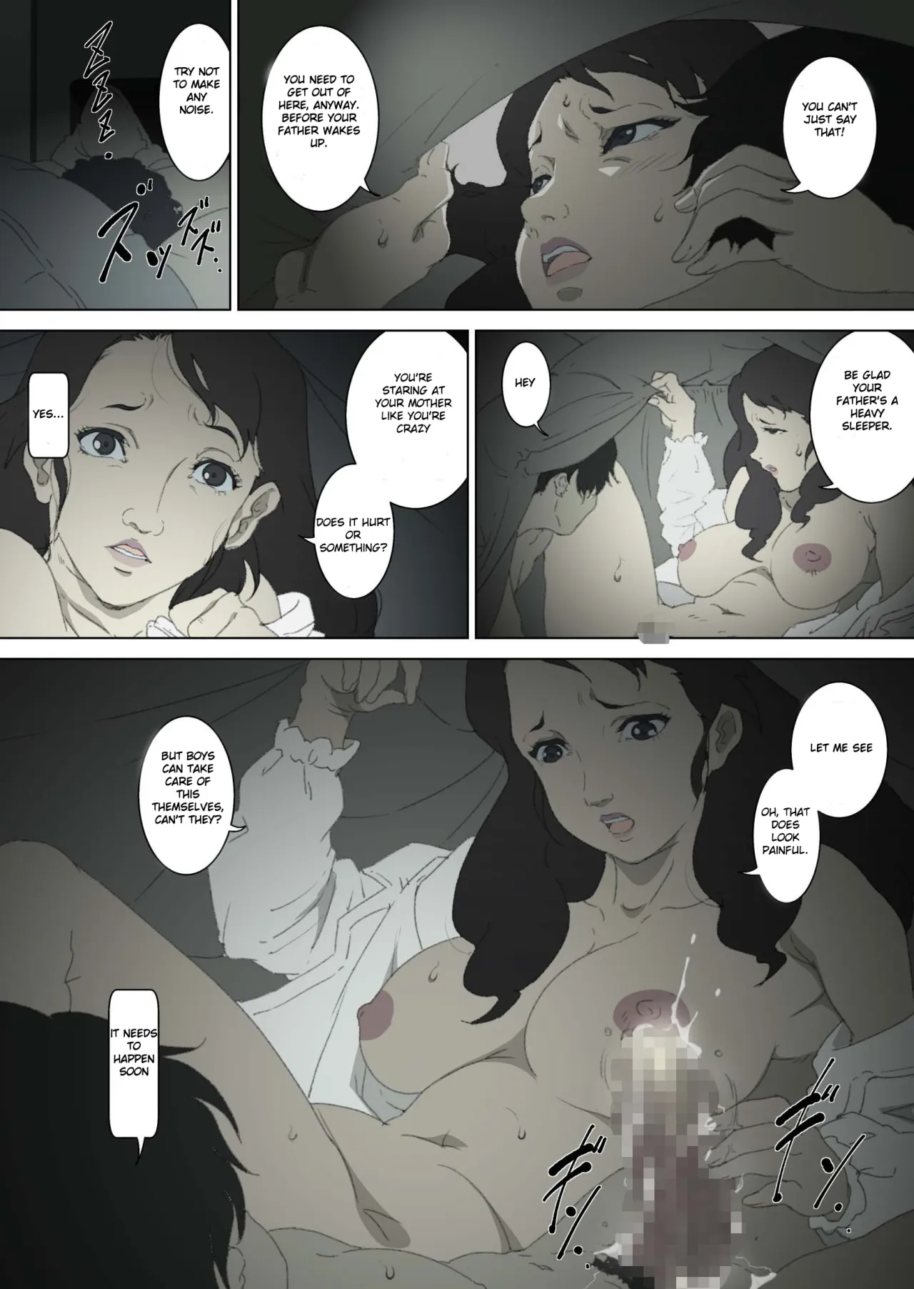 Ryoushin ga Neteiru Shinshitsu ni Shinobikomi, Hahaoya ni Yobai o Kakeru Musuko no Hanashi 25