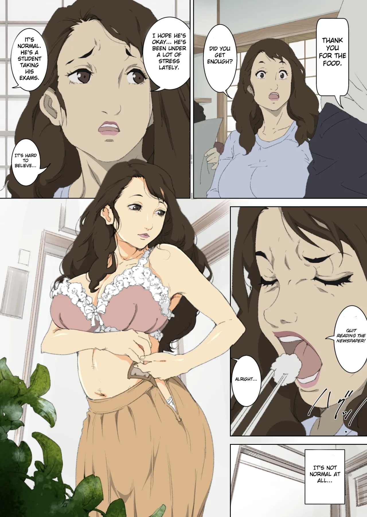 Ryoushin ga Neteiru Shinshitsu ni Shinobikomi, Hahaoya ni Yobai o Kakeru Musuko no Hanashi 4