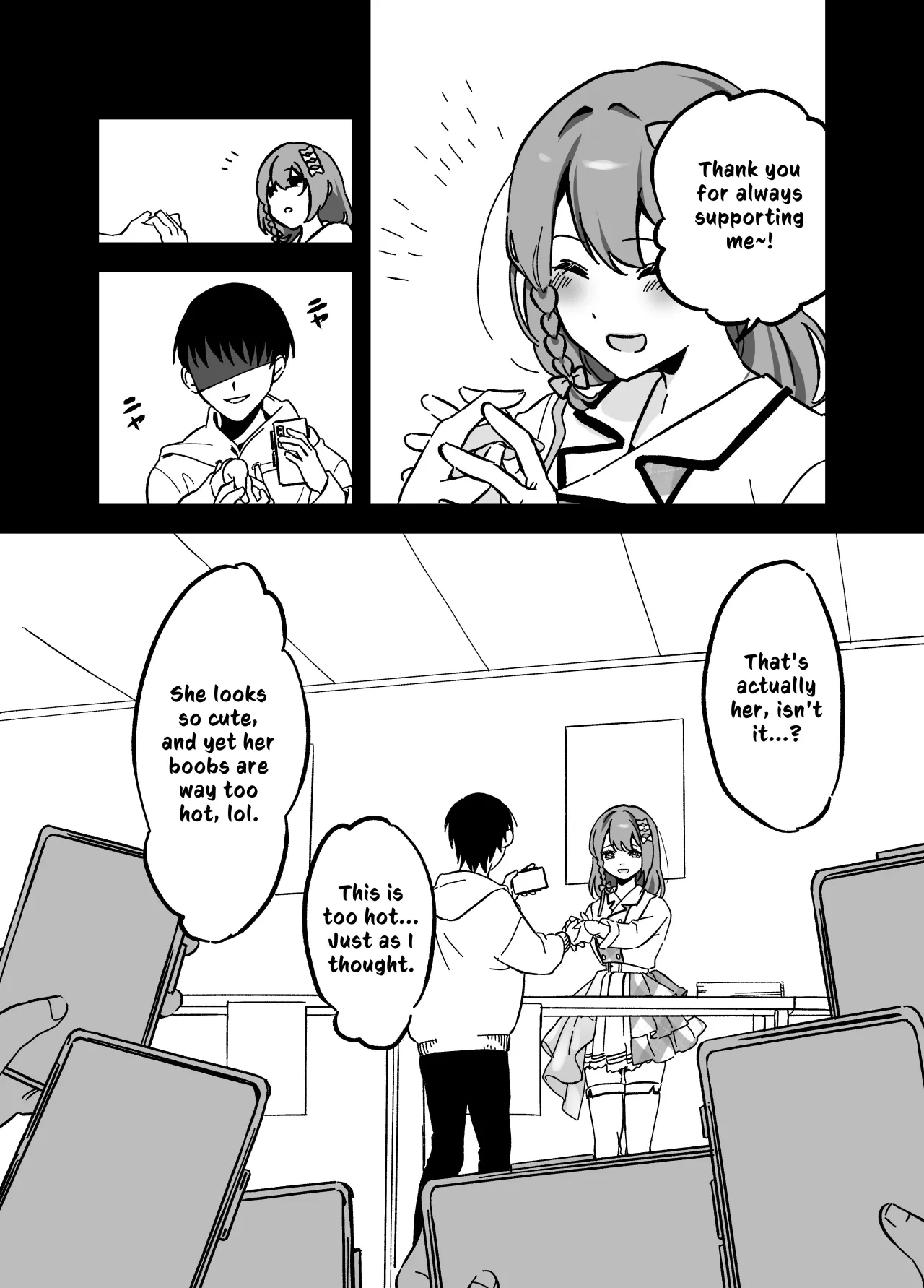 Ryuushutsu Heroine ~Oshi Idol ga Yowasare Nugasare Sarasareru~ 33