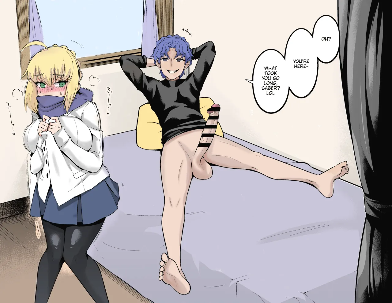 Saber, Botebara ni...❤ - Colorized 2