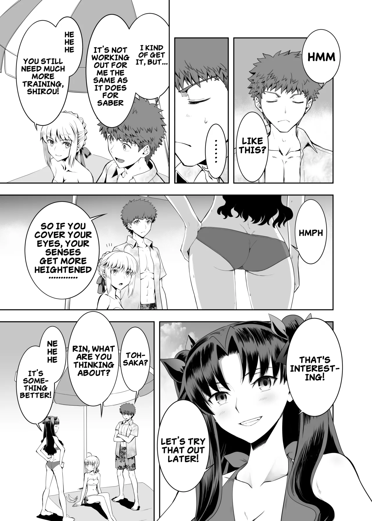 Saber Maniacs Shikaku o Shadan Suru to Hoka no Kankaku ga Togisuma Sareru toiu node Saber ni Mekakushi Play o Shitemoratta 4