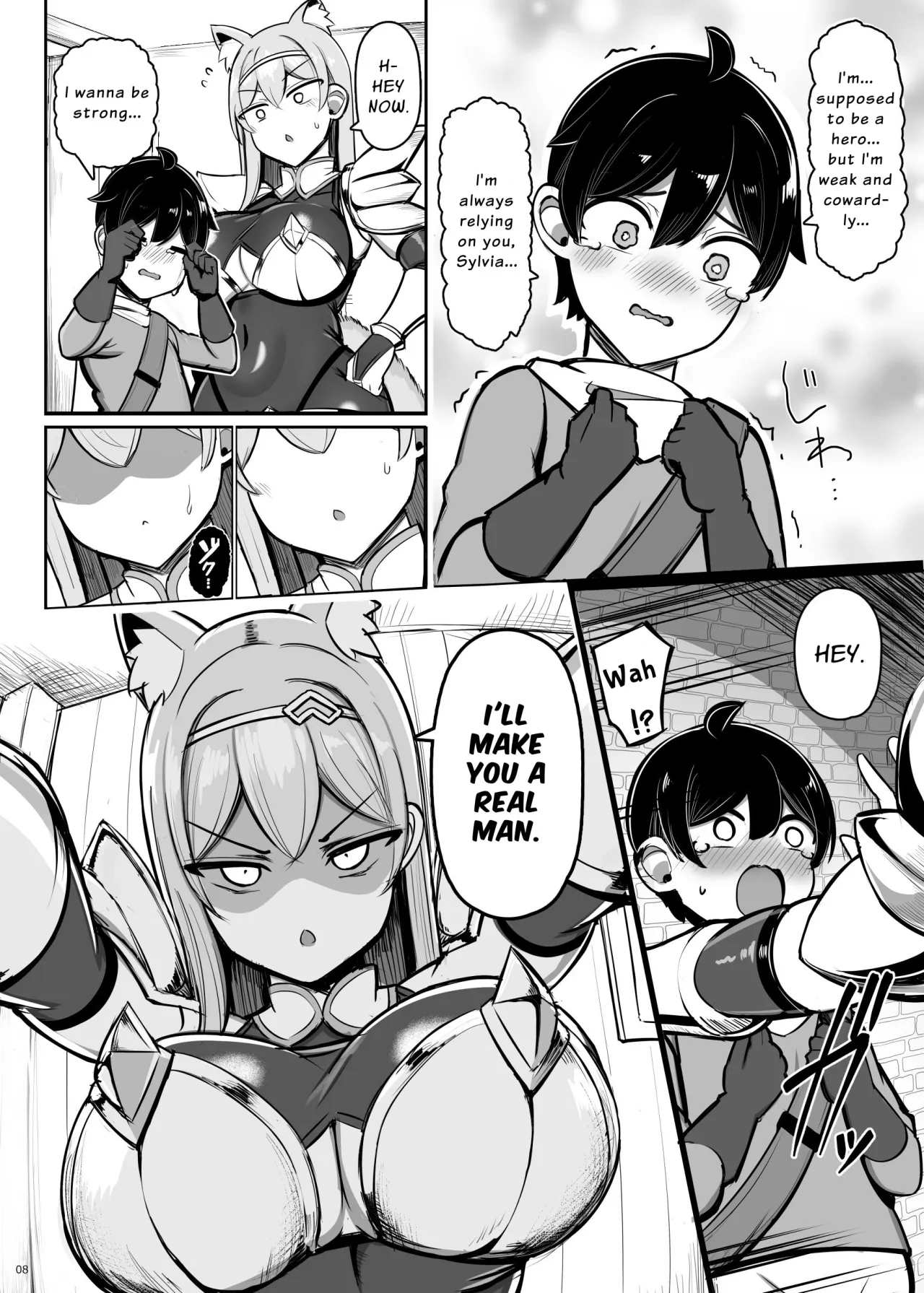 Saikyou Onna Kishi Yowayowa Yuusha ni Amaama Shasei Shugyou 8