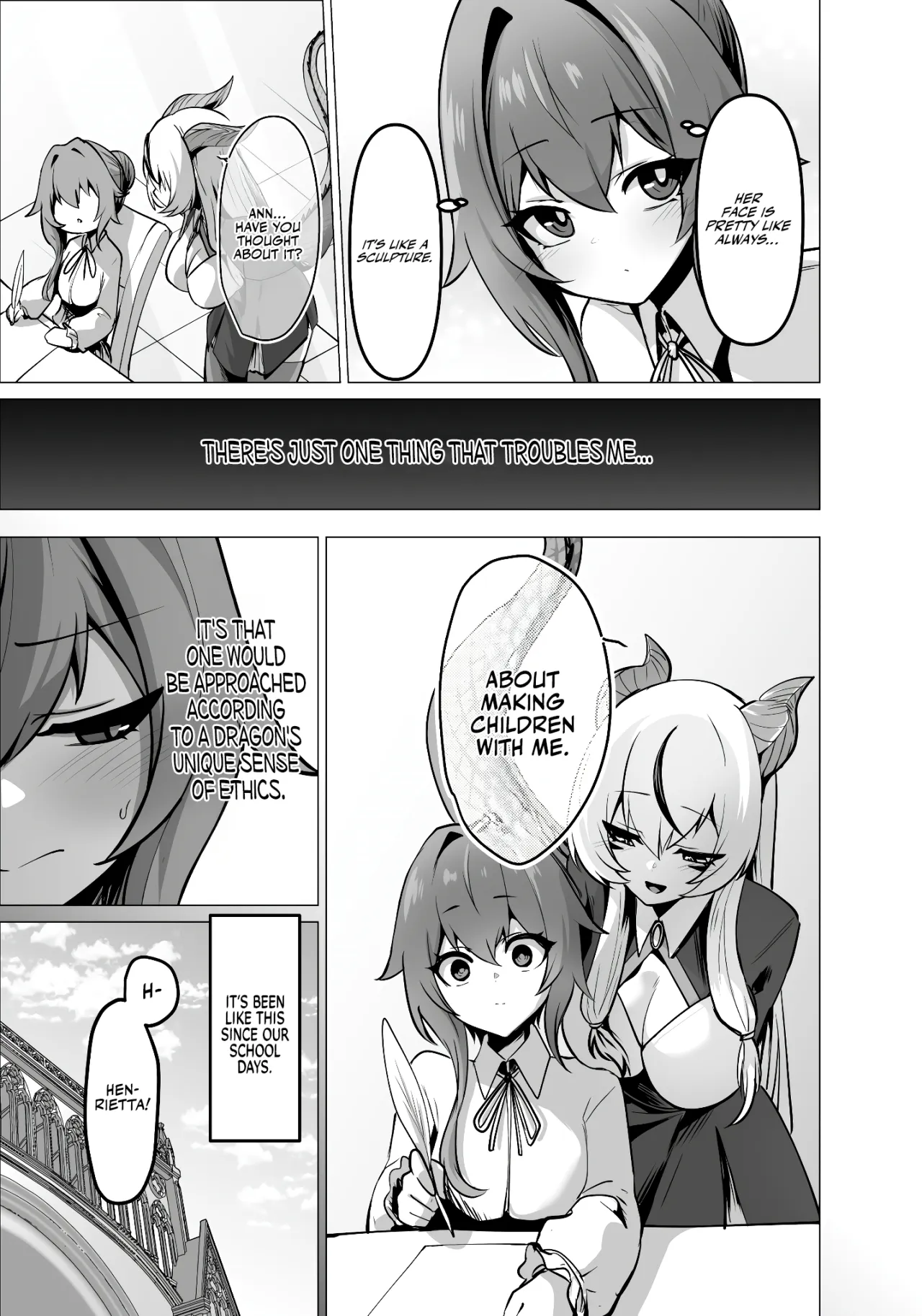 Saikyou Shuzoku no Ryuu no Musume ga Shitsukoku Kozukuri o Nedatte Kuru node Futanari Chinchin de Wakaraseru Hanashi 19