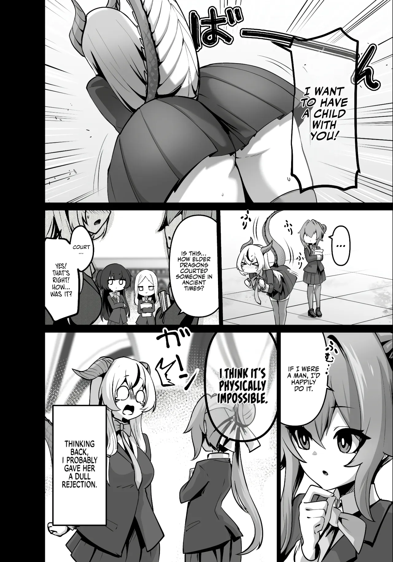 Saikyou Shuzoku no Ryuu no Musume ga Shitsukoku Kozukuri o Nedatte Kuru node Futanari Chinchin de Wakaraseru Hanashi 20