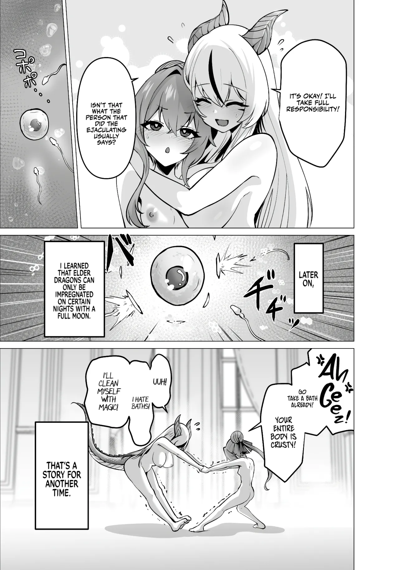 Saikyou Shuzoku no Ryuu no Musume ga Shitsukoku Kozukuri o Nedatte Kuru node Futanari Chinchin de Wakaraseru Hanashi 65