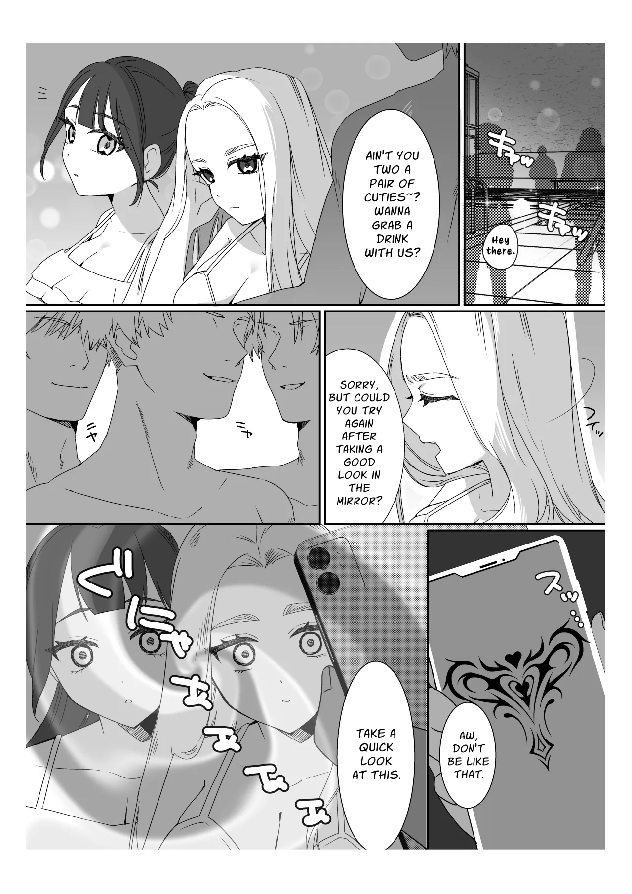 Saimin Ojou-sama ~Yuri Couple wo Osou Otoko-tachi no Yokubou~ 7
