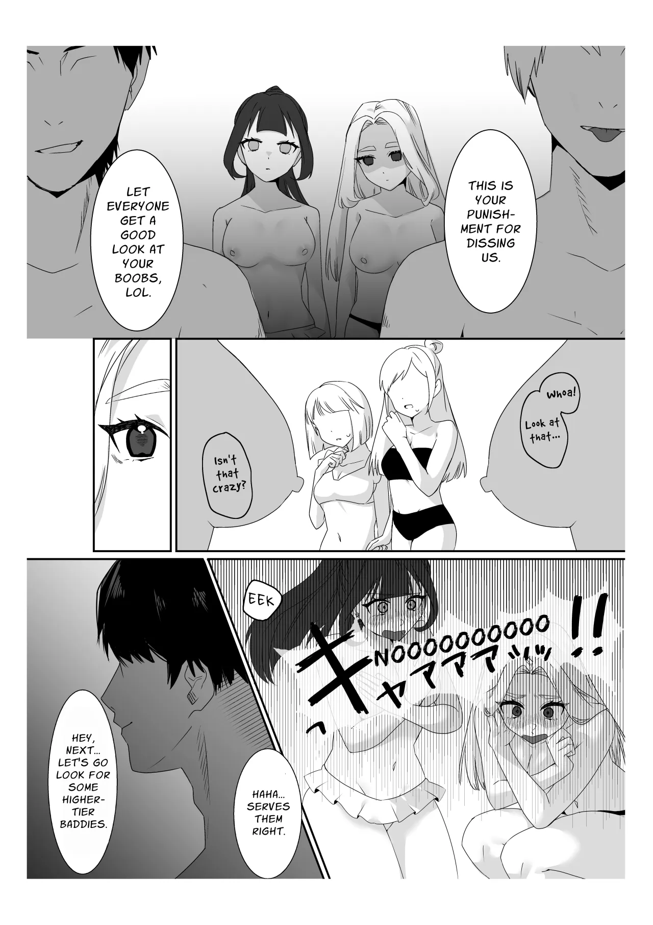 Saimin Ojou-sama ~Yuri Couple wo Osou Otoko-tachi no Yokubou~ 9
