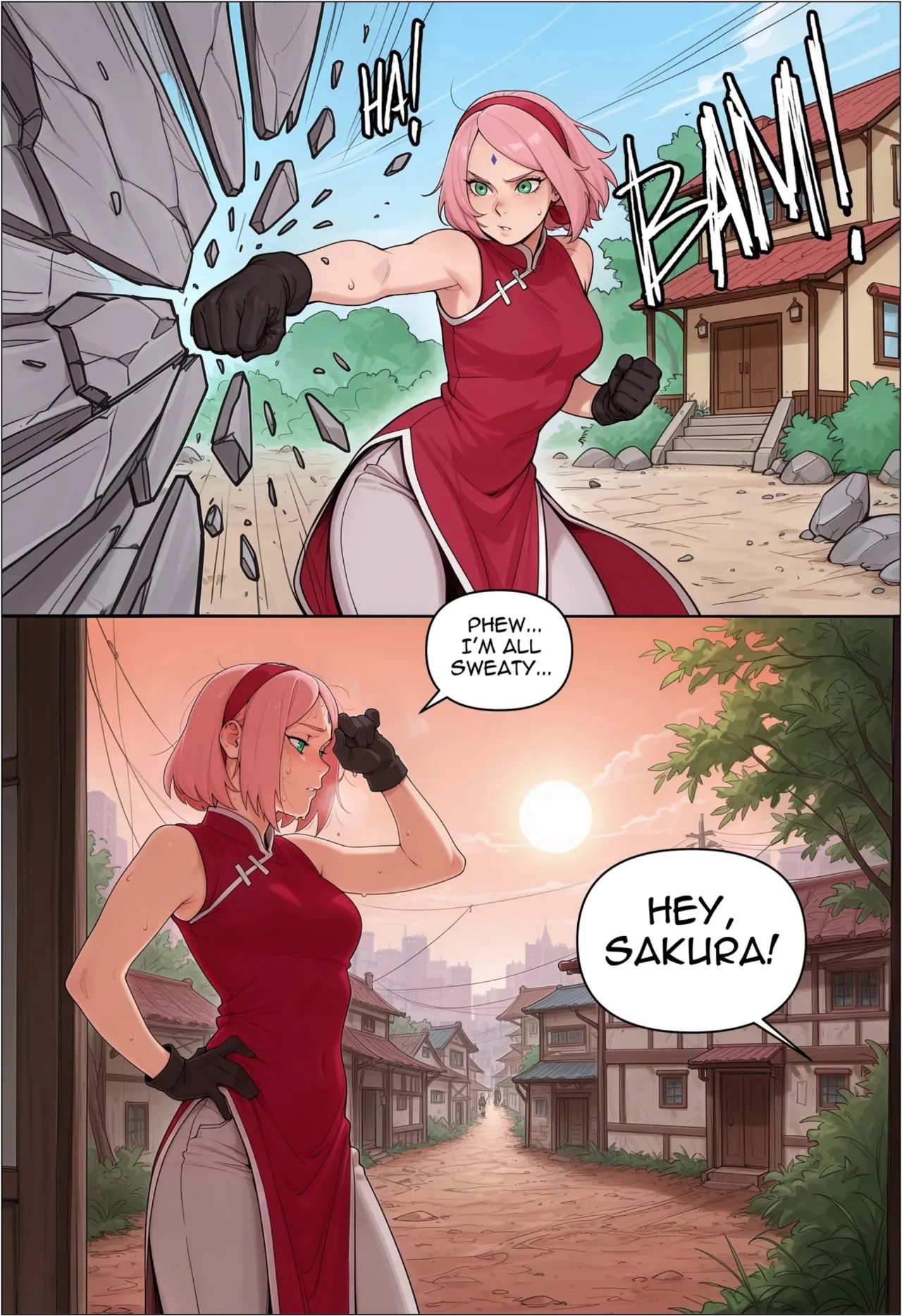 Sakura Haruno x Ino Yamanaka (Parody :Naruto Shippuden) 1