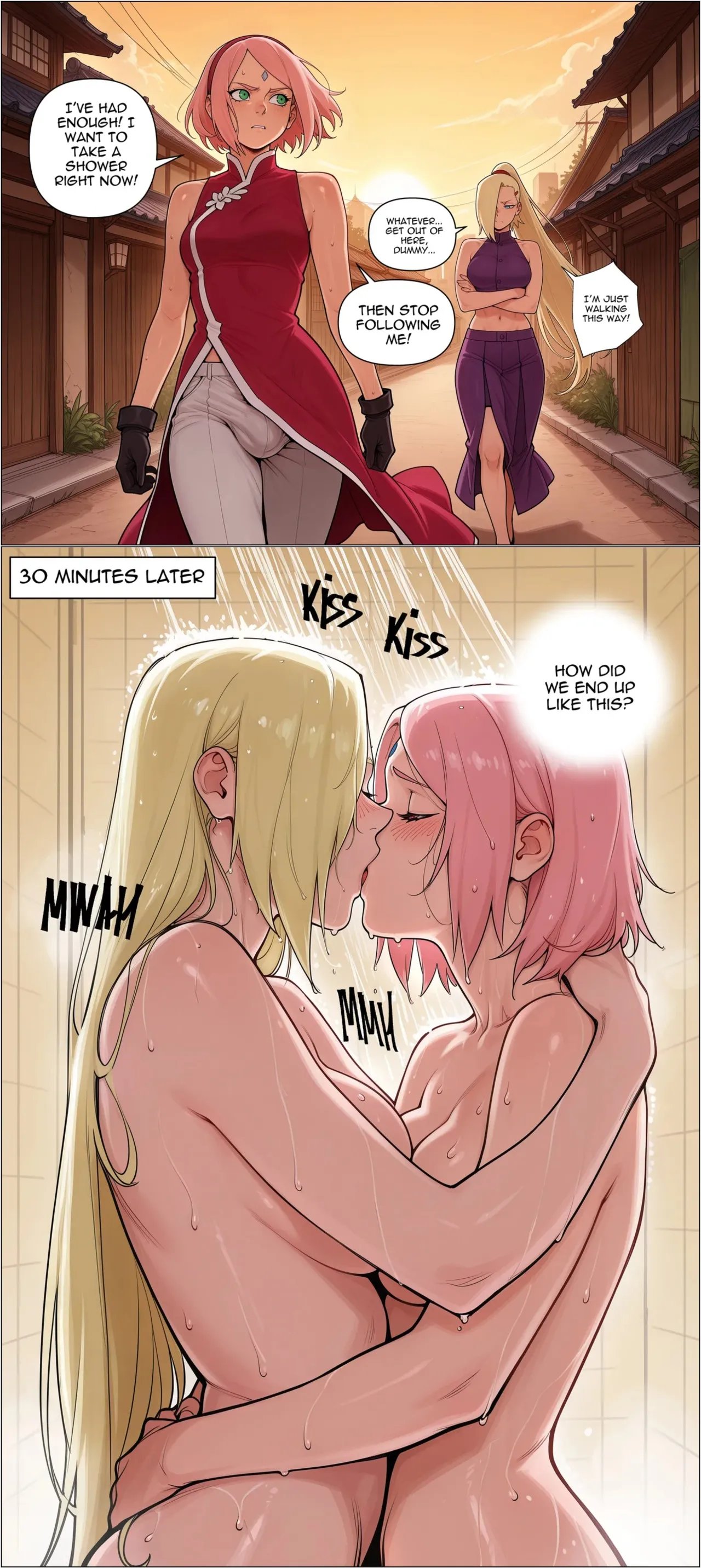 Sakura Haruno x Ino Yamanaka (Parody :Naruto Shippuden) 3
