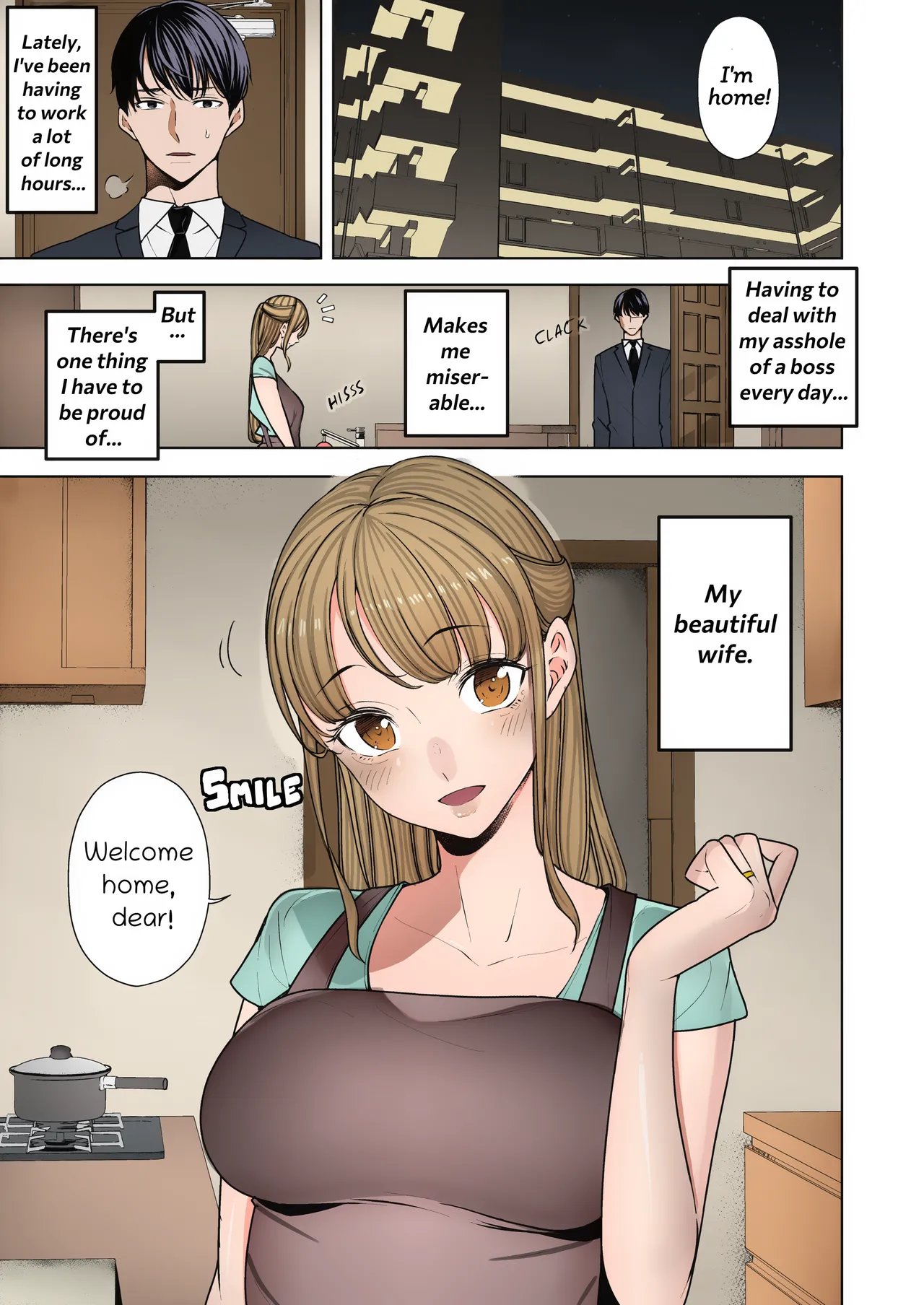 [Sanku] Boku Wa Tsuma Ga Netorare Nando Mo Ikasareru Sugata O Mitsuzuketa- I Kept Watching While a Man Made My Wife Cum Over and Over 3