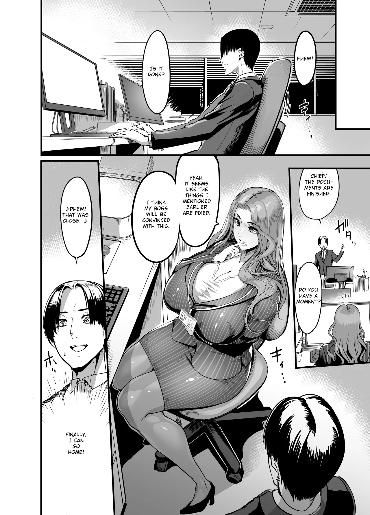 Sawatta dake de Iku Onna Shokuba no Babaa Senpai 9