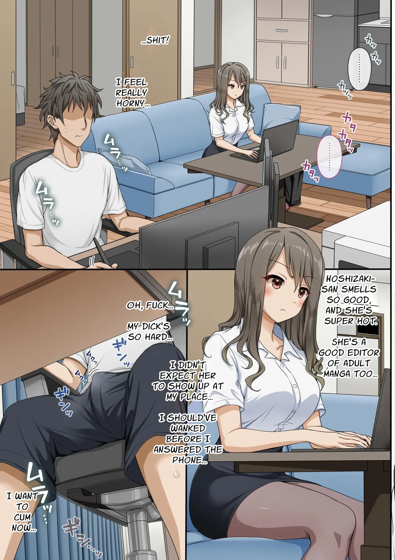 Sawayaki Bijin no Eromanga Henshuu-san ni Nukimakutte Morai nagara Genkou Ganbaru Hanashi 6