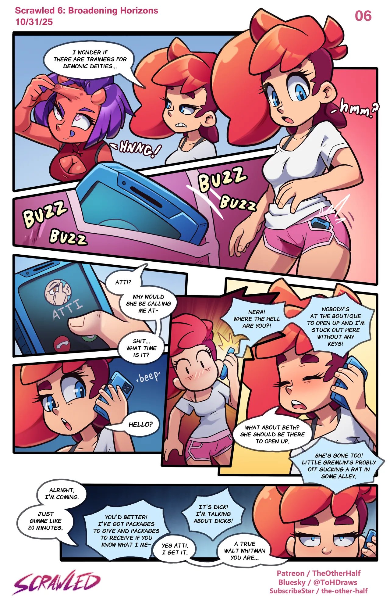 Scrawled 6: Broadening Horizons 6