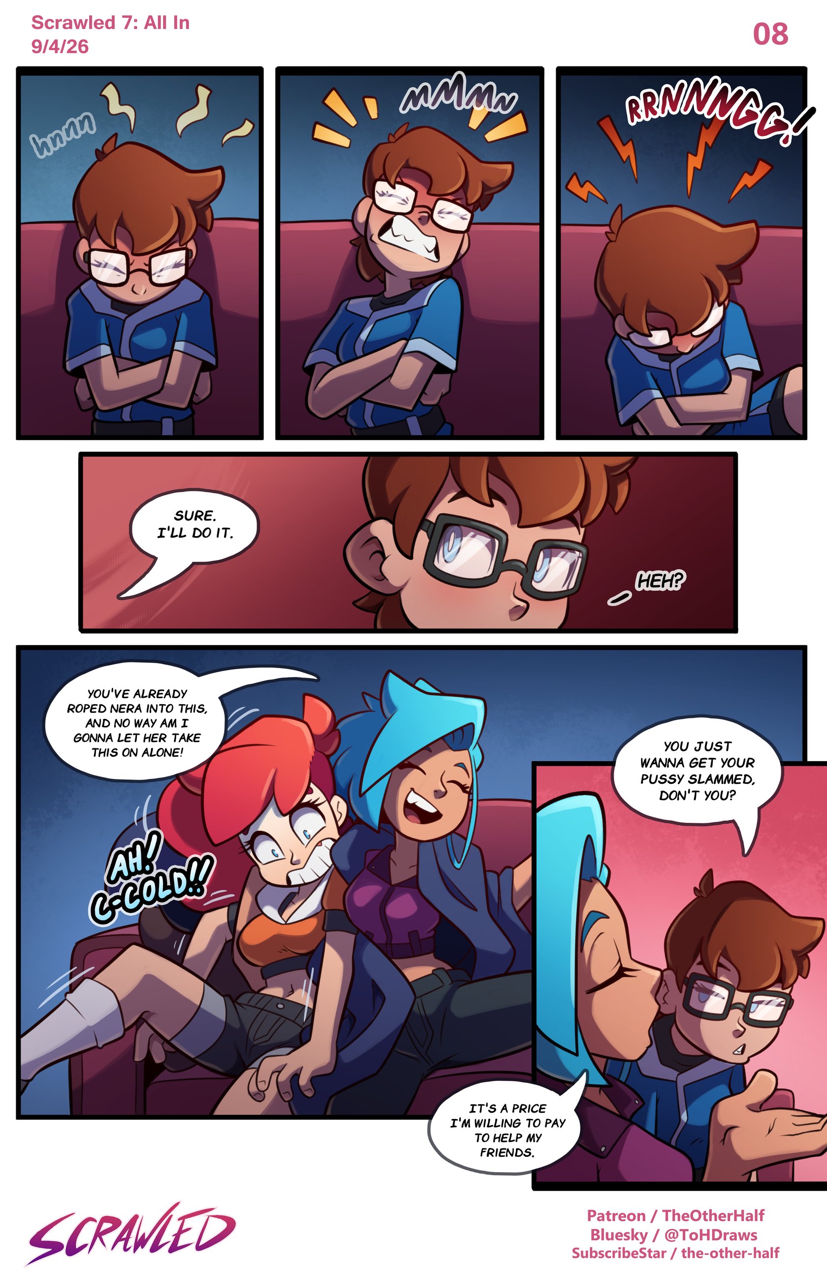 Scrawled 7: All In Oneshot - Page 8