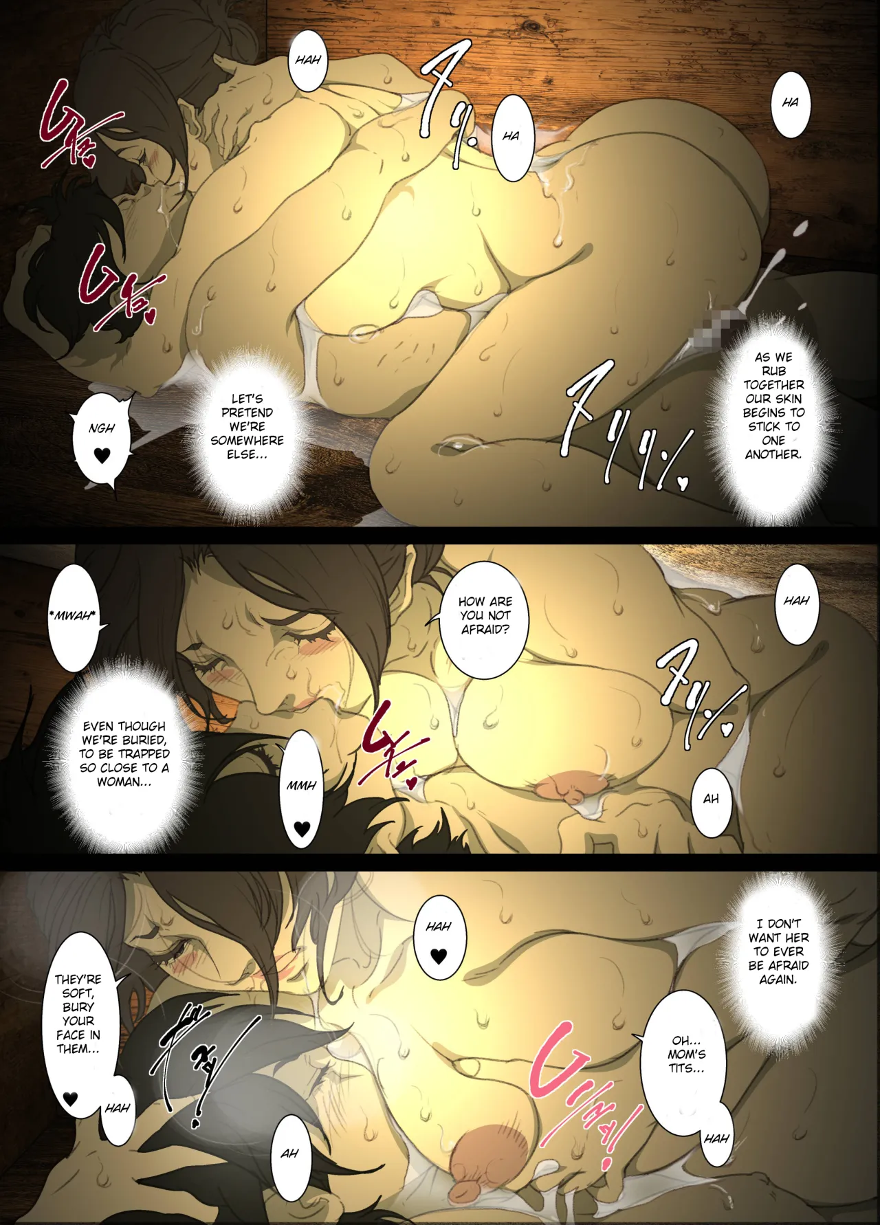 Seieki Mamire no Tansu no Naka ni Tojikomerareta Zenra Oyako no Nurunuru Micchaku Kinshinsoukan 23
