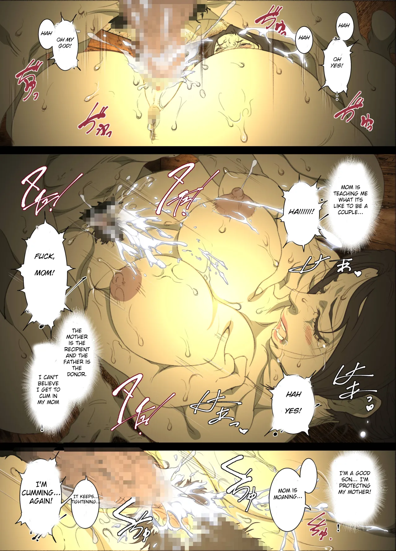 Seieki Mamire no Tansu no Naka ni Tojikomerareta Zenra Oyako no Nurunuru Micchaku Kinshinsoukan 29