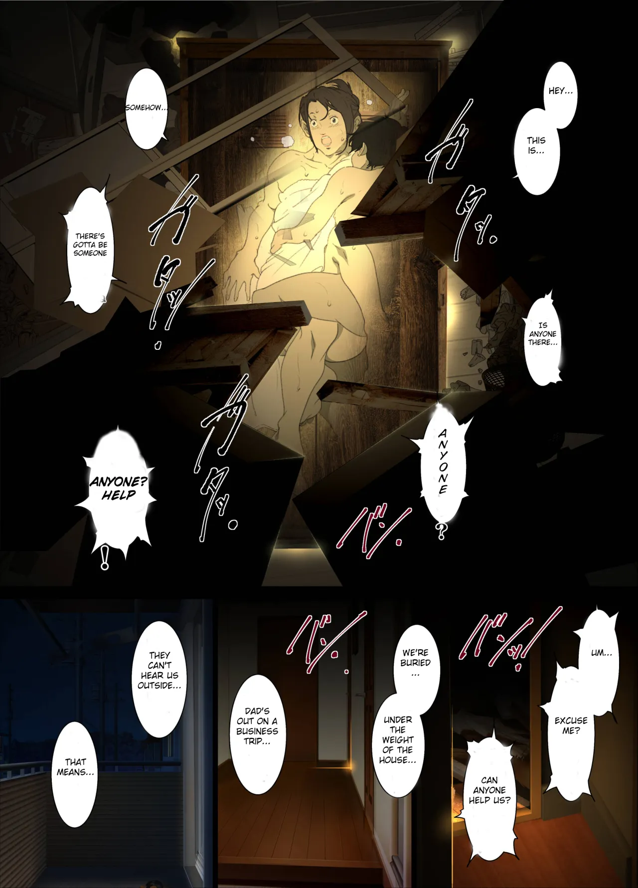 Seieki Mamire no Tansu no Naka ni Tojikomerareta Zenra Oyako no Nurunuru Micchaku Kinshinsoukan 10