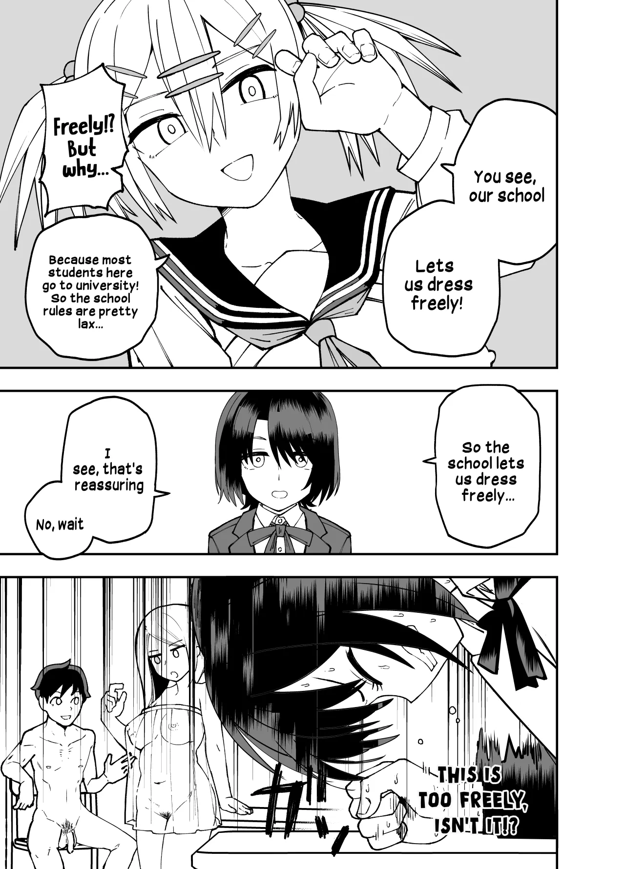 Seifuku ga jiyuu sugiru shingakkou 8